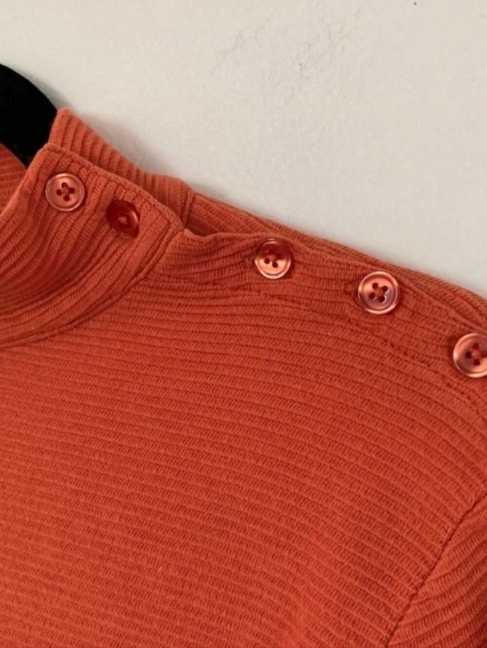 90s Ribbed Turtleneck - Picture 2 of 7